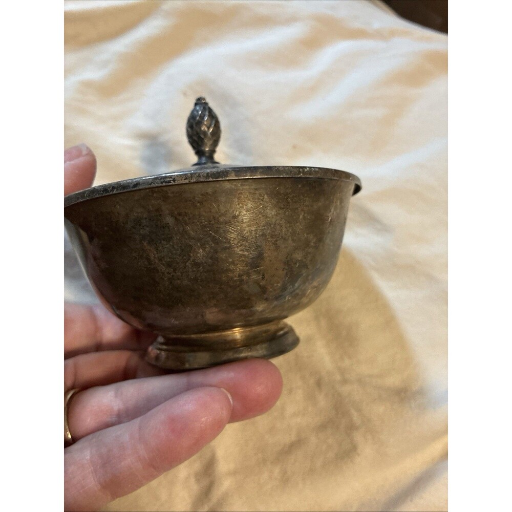 Paul Revere Reproduction Silver Plate 4" Bowl ONEIDA Silversmiths - Picture 13 of 13